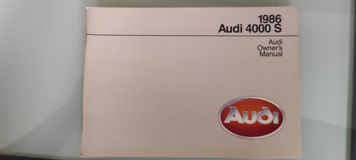 Betriebsanleitung audi 4000 - 4000, s