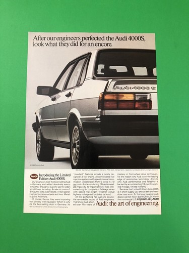 1984 audi 4000s 4000 - 1984,